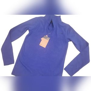 The North Face zip up Size XS Cobalt Blue